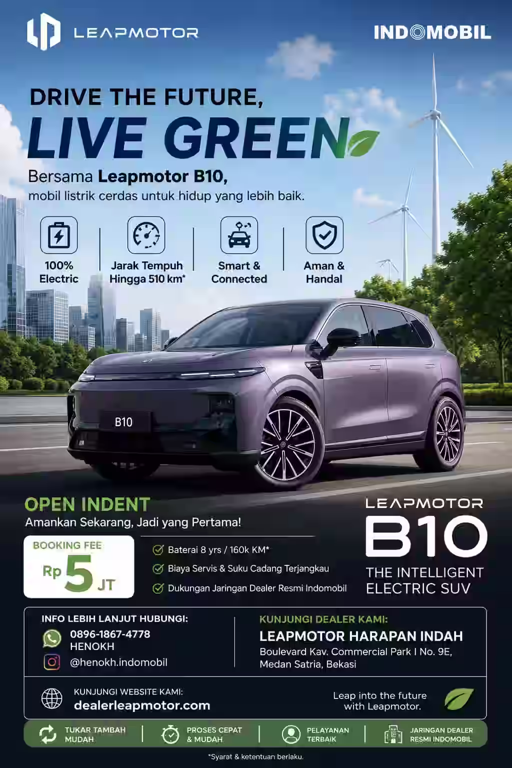 Promo Produk Baru SUV Listrik Leapmotor B10